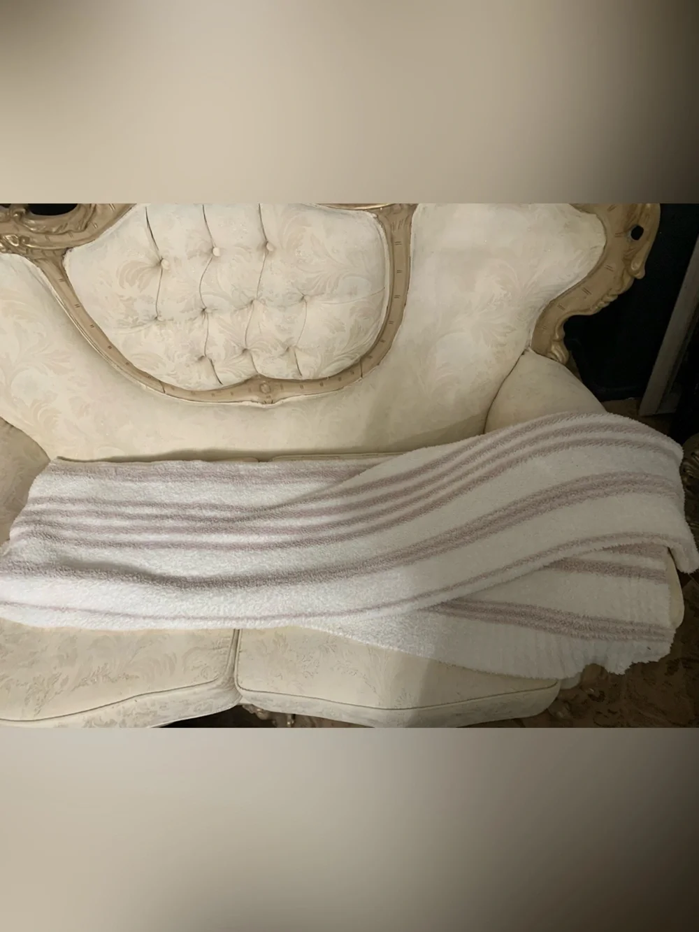 Barefoot Dreams Cozychic Multi Stripe Throw Blanket